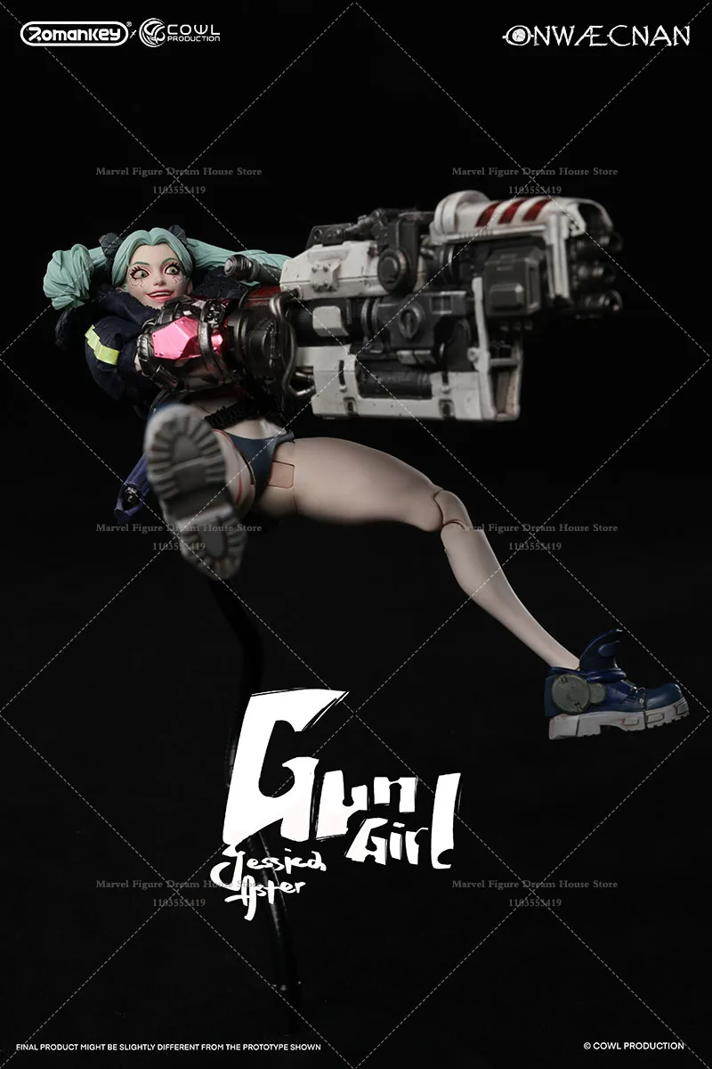 Romankey X COWL 1/12 Scale Rebecca Rebellious Gun Girl