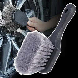 Car Wash Brushes Wheels Brush Non-Slip Handle Removes Dirt Cleaning Rims Spokes Auto Inner Fenders Wheel Barrel Car Accessories