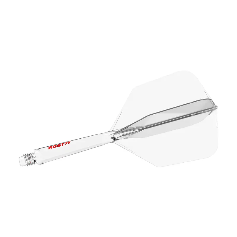 CUESOUL ROST 77 Integrated Dart Shaft and Flight,Big Wing Shape Set of 3 Pcs-Transparent Color - Image 8