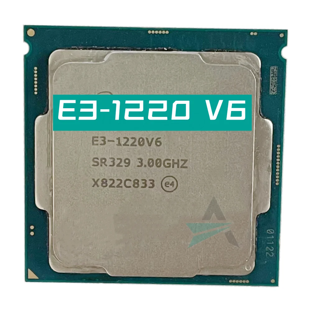 Xeon E3-1220V6 Cpu 3.00Ghz 8M 72W Lga1151 E3-1220 V6 Quad-Core E3 1220 V6 Processore E3 1220 V6 Spedizione Gratuita