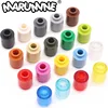 Marumine 1x1 Round Cylinder Bricks 100PCS Technology Changeover Catch Parts 3062 30068 Assemble Particles Building Blocks Toys 1