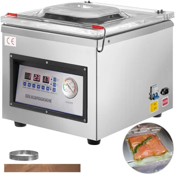 SucceBuy DZ-260C Chamber Vacuum Sealer Kitchen Food Packing Sealing Machine 110V Packaging for Food Saver Home Commercial Using 1