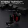 Motorcycle Windshield Mounting Clamp Aluminum Mount For GoPro Hero 12 11 10 9 Insta360 X3 DJI Action 3 Action Camera Accessories 5