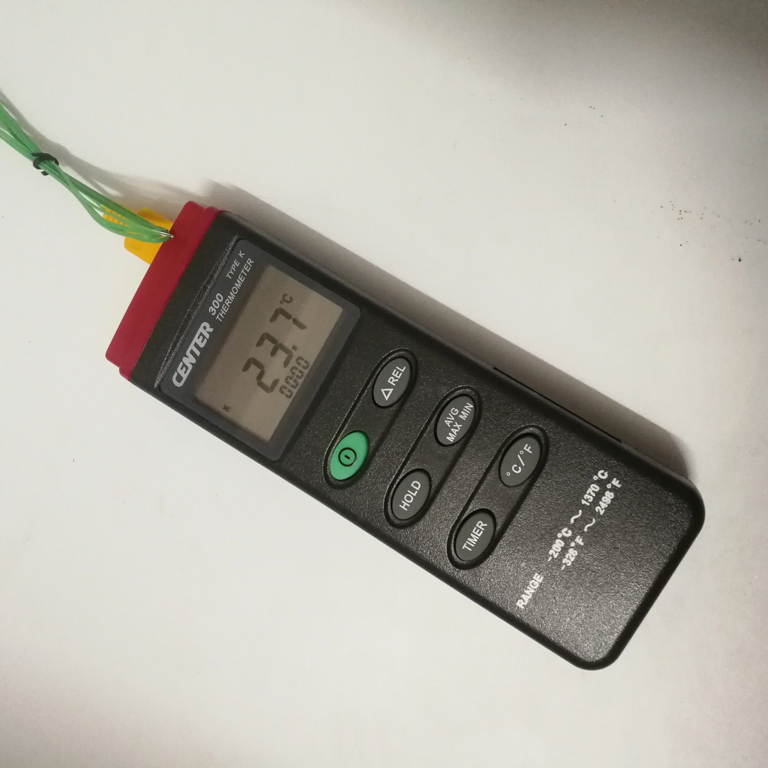 CENTER 300 Digital K-Type Thermocouple Thermometer 200–1370°C High Temp Industrial Temperature Meter detail image 4