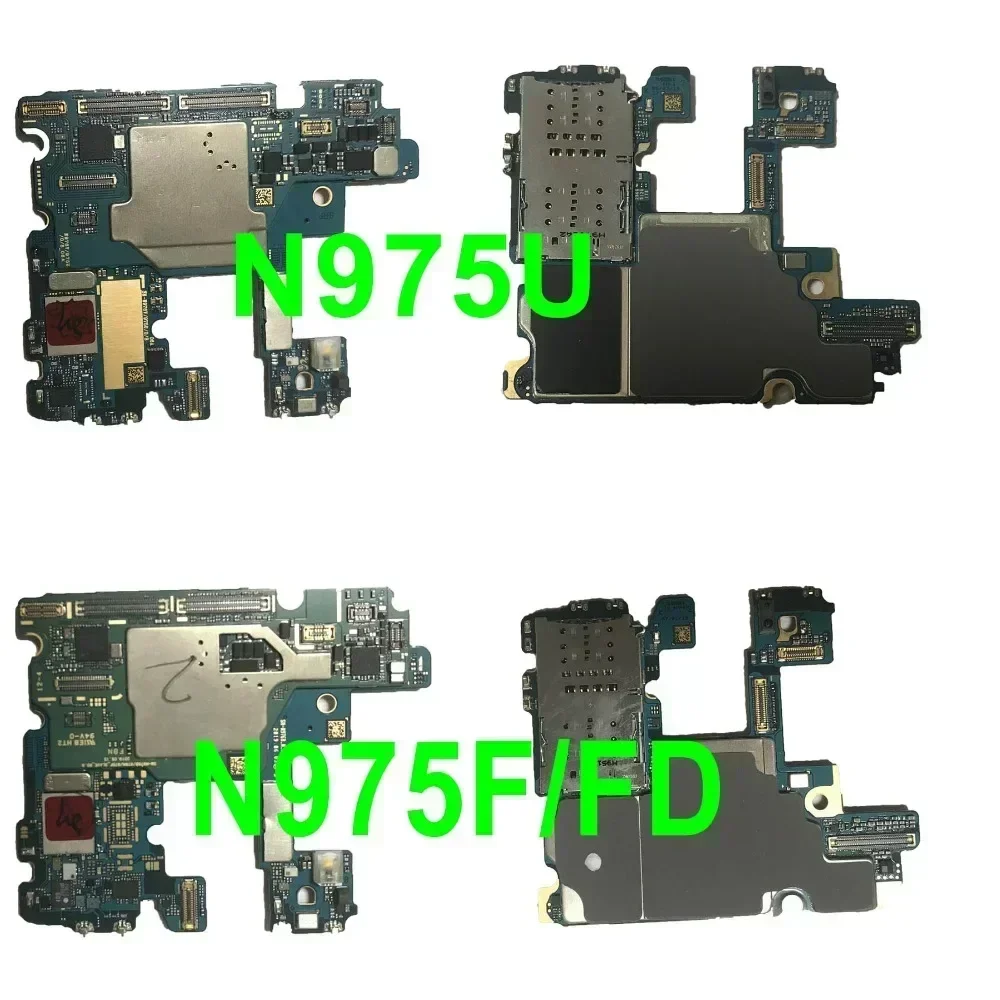Unlocked Motherboard For Samsung Galaxy NOTE 10 Plus N976B N970F N970U N971N 256G 512G Testing Good