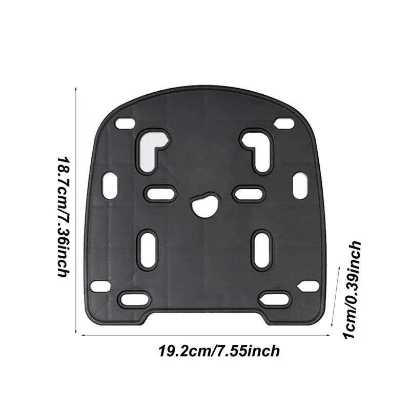 Motorcycle Trunk Plate Sturdy Motorcycle Top Case Plate Solid Top Box Generic Trunk Accessories PP Bottom