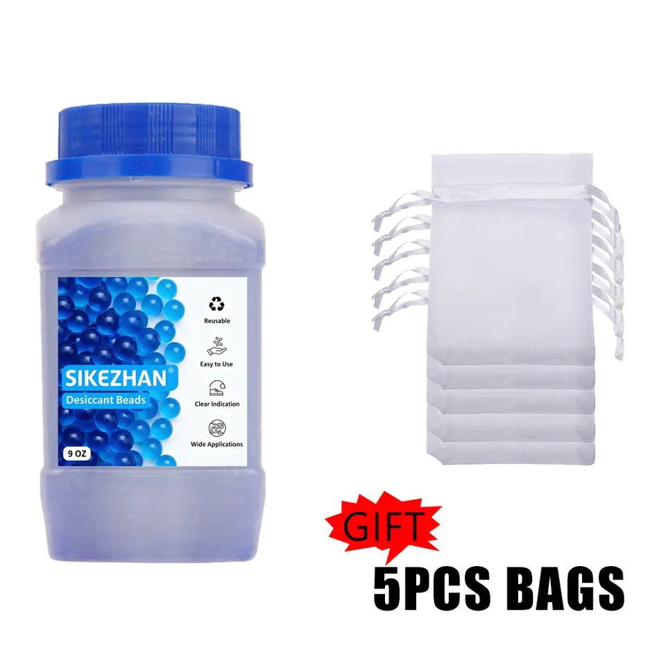 Blue/Orange Indicating Silica Gel Desiccant Beads,Reusable Moisture Absorber for Storage,Closets,Electronics,3D Printer Filament image 8