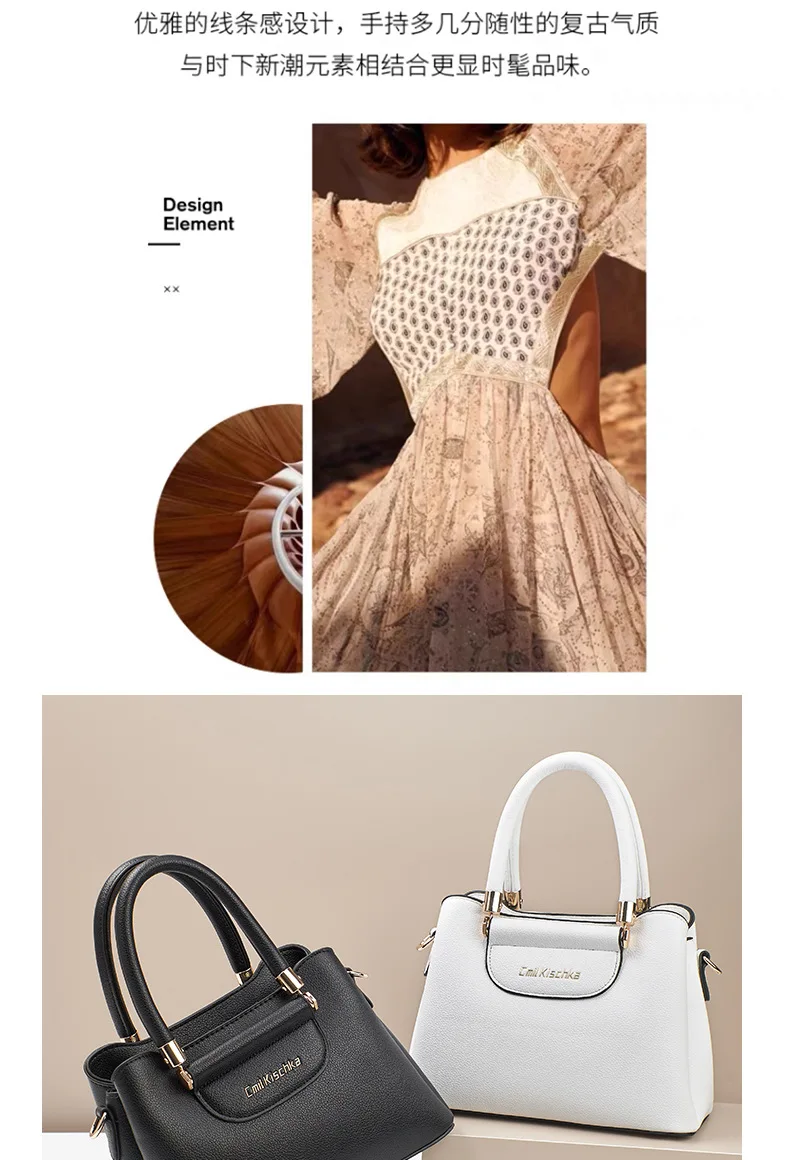 حقيبة يد نسائية فاخرة من الجلد الصناعي – تصميم مصمم أنيق، سعة كبيرة، حقيبة كتف وكروس بودي كلاسيكية للتنقل اليومي 8 S7ca00faff4f147fcb2335c80a4472763j