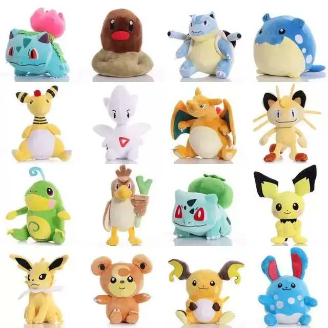Jouets en peluche Pokemon Kawaii Pikachu, oreiller décoratif de haute qualité, cadeau d'anniversaire et de noël pour enfants, amis, garçons et filles 1