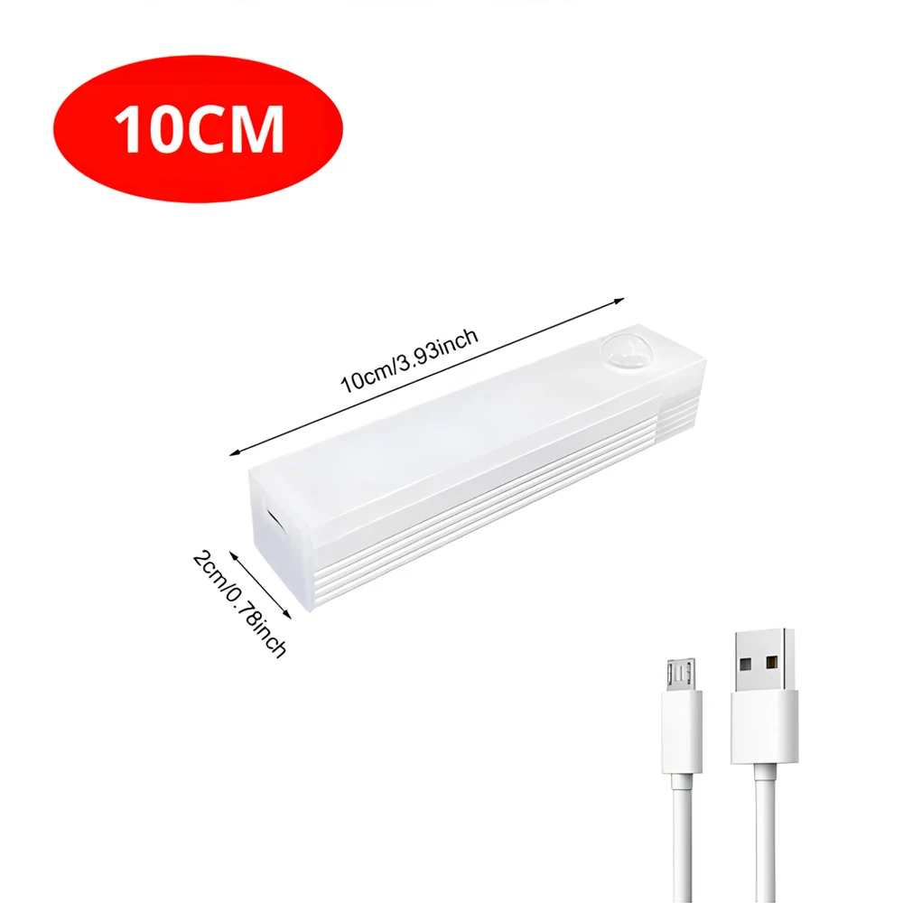 Wireless Rechargeable LED Motion Sensor Night Light with Magnetic Mounting