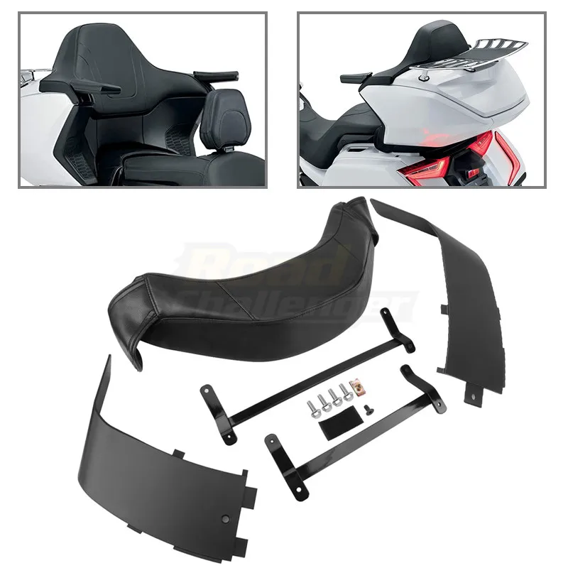 

Черный багажник для мотоцикла, стеллаж для хранения багажа, аксессуар для локатора с наполнителем для Honda Gold Wing Tour GL1800 2018-2021