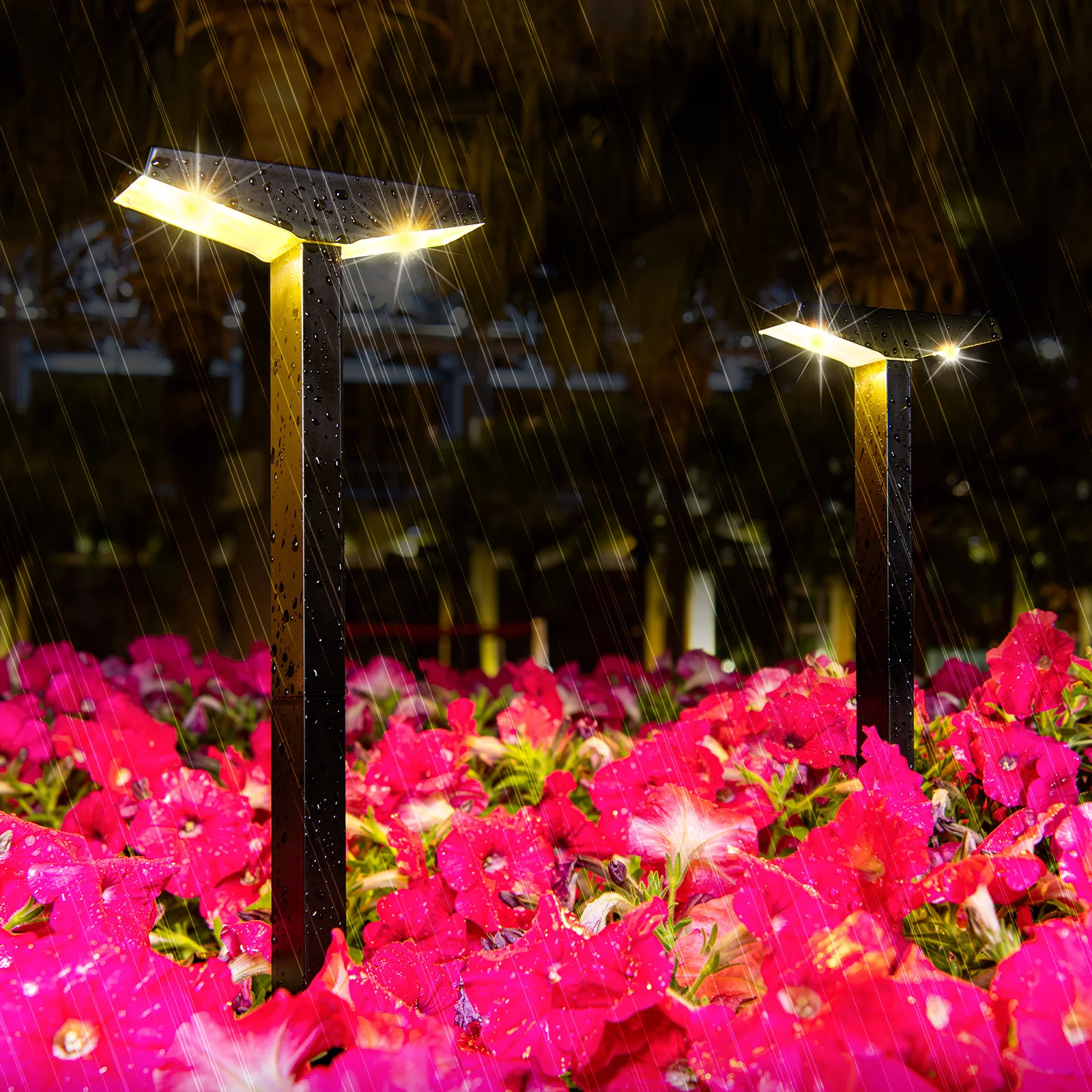Solar-Powered Garden Lights