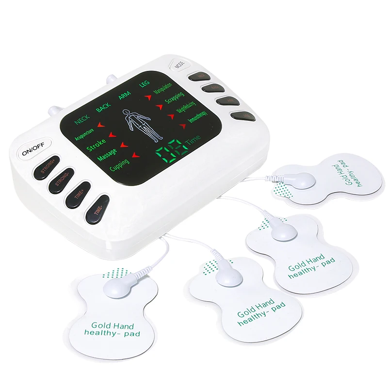 Stimolatore Muscolare Elettrico Ems Corpo Decine Agopuntura Dimagrante Digitale Per Pantofola Terapia Elettrostimolatore 8 Cuscinetti