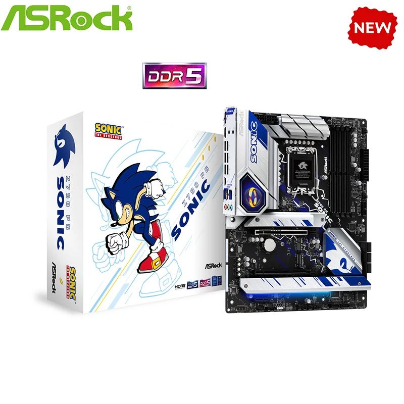

Новый Z790 для ASEOCK Z790 PG SONIC DDR5 Оригинальный настольный компьютер для Intel Z790 материнская плата LGA 1700 поддержка 13900KF 13700K
