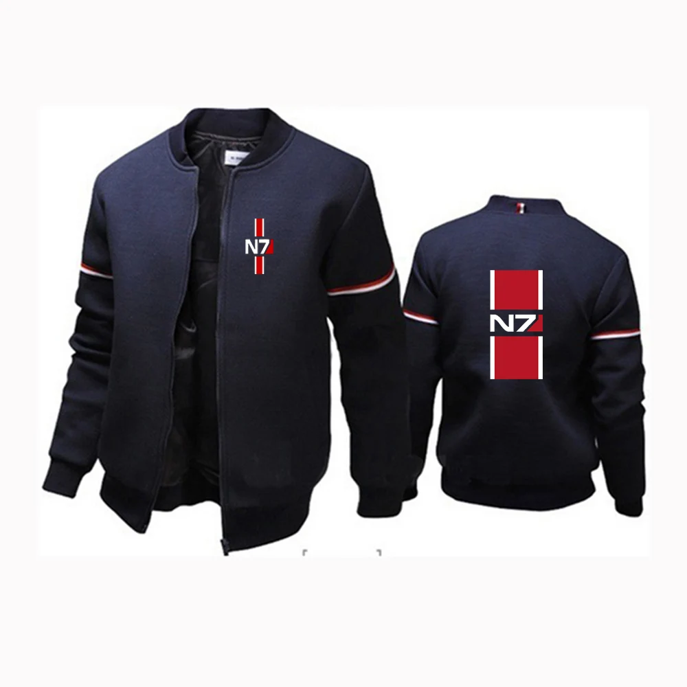 N7 Mass Effect Spring and Autumn Men Brand Casual Sports Breathable Outdoor New Work Jacket Bomber Coats Clothing men outdoor jacket