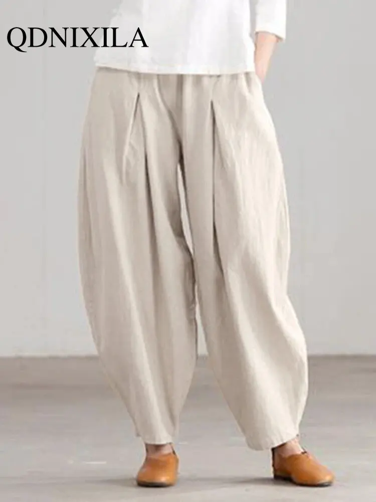 

New In Women's Pants Simple Casual Harun Wide Leg Oversize Pants Korean Fashion Clothes for Women Loose Streetwear Sports Pants