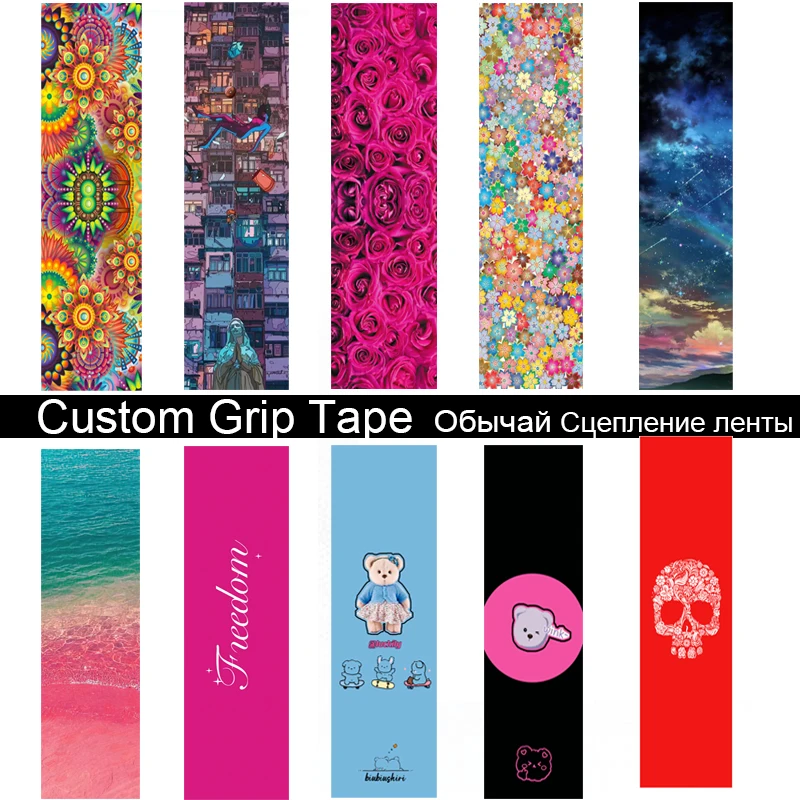 

Professional Pro Skateboard Griptapes 23*84cm Multi Graphic Griptape Longboard Scooter Skateboard Sandpaper Deck Grip Tape Rough