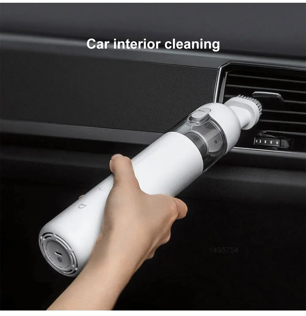 Original XIAOMI MIJIA Portable Handheld Vacuum Cleaner 13000PA Cyclone Suction for Home Car Mini Wireless Dust Catcher Collector