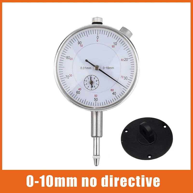 Dial Indicator 0-10mm 25mm 30mm Lug Back Test Gauge and 22pcs Anvil Point Set Thread M2.5 4-48 thread Measuring Tool dial indicator gauge,dial indicator