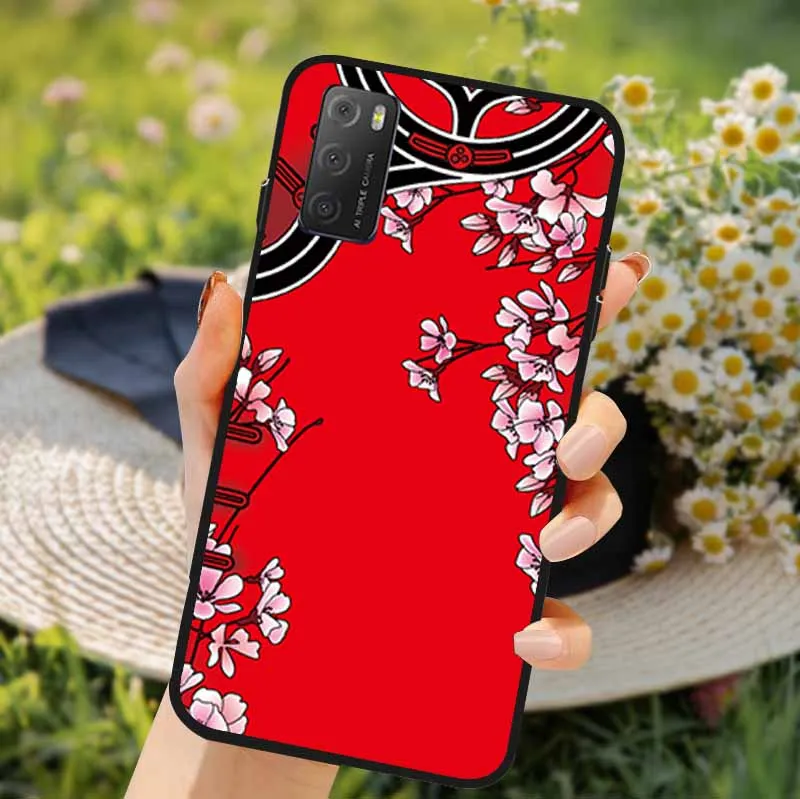 3D Soft TPU Floral Embossed Silicone Phone Case - Elegant Flower Design Back Cover