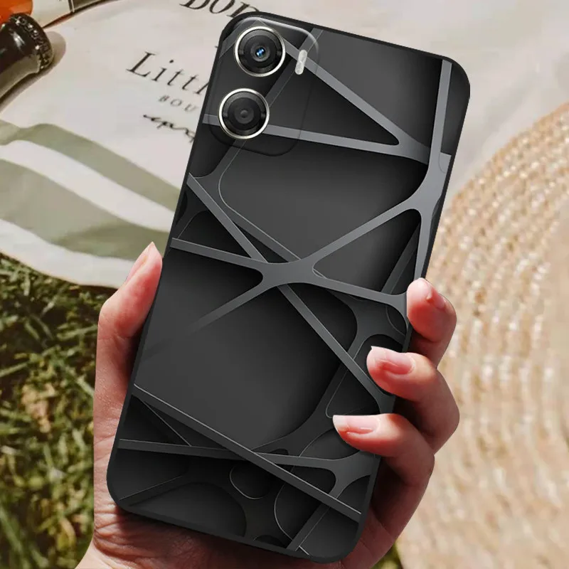 Shockproof Black Silicone Soft Phone Case - Durable Back Cover Shell