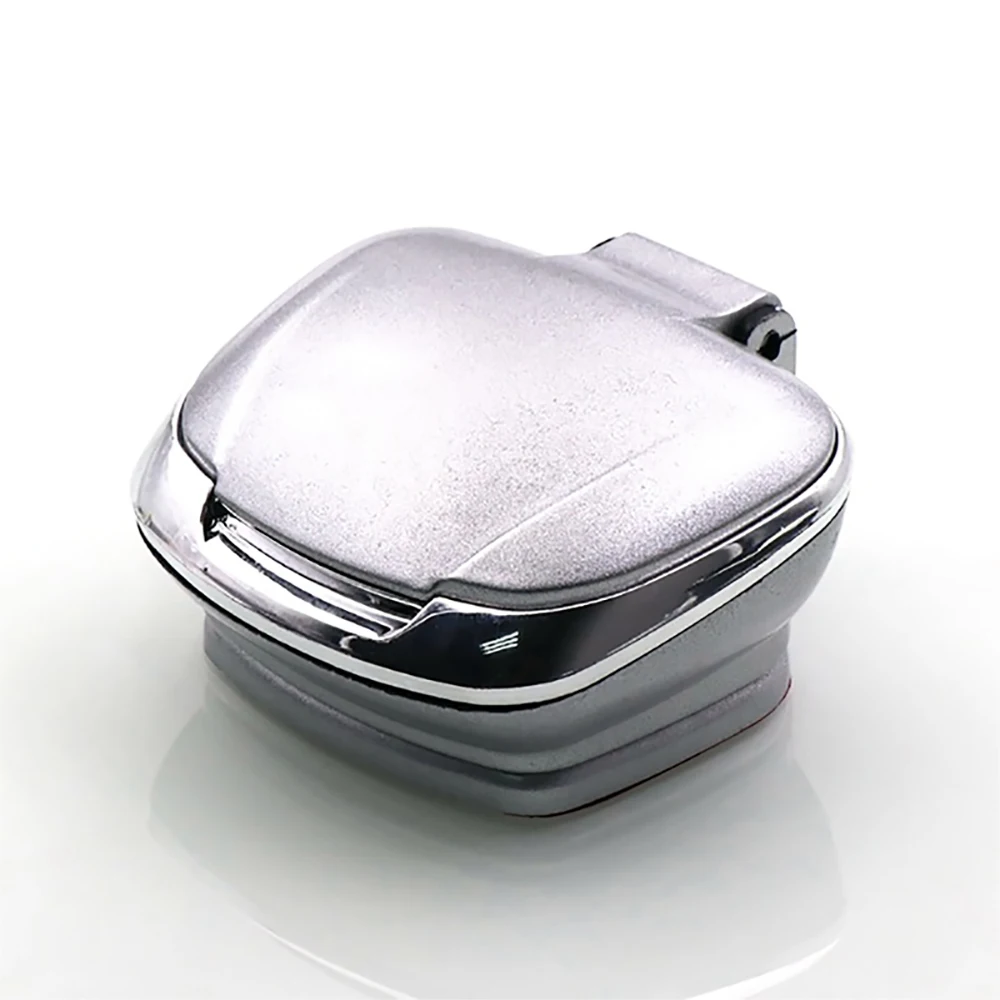 Posacenere Auto Chingde Con Luce LED - Portacenere Sigillato Igniﬁugo, Grande Capacità, Design Staccabile (7x10x6cm) - Foto 6