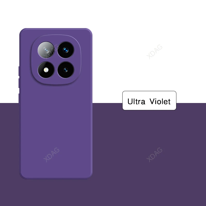 Premium Liquid Silicone Phone Case - Soft Gel Original Square Protective Back Cover