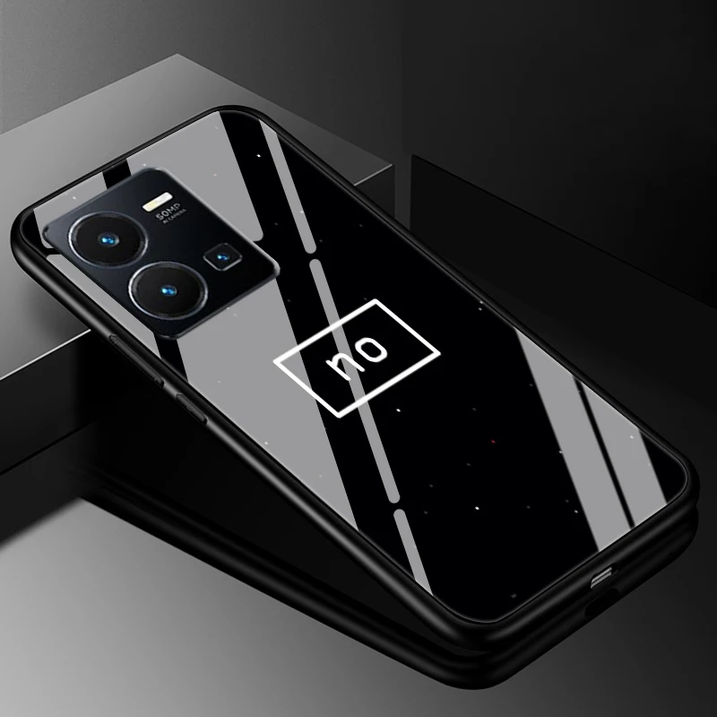 Premium Protective Hard Back Bumper Case with Tempered Glass Cover