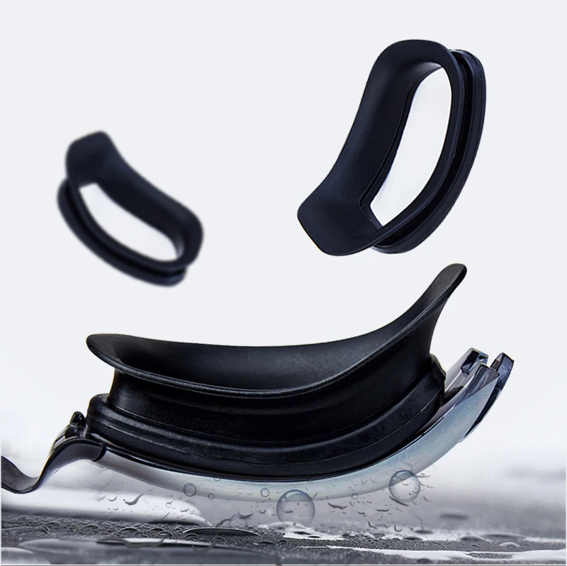 Men Women Myopia Swim Goggles Adults Professional Waterproof Plating Anti Fog UV Swimming Pool Optical Glasses Earplugs Eyewear 2