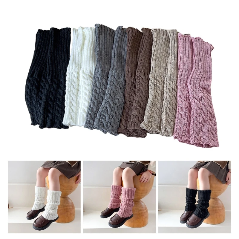 Children Leg Warmers Children Knee High Socks Girls Spring Leg Warmers for Toddler Princess Dress Leggings Costume Accessories School Kids Stockings