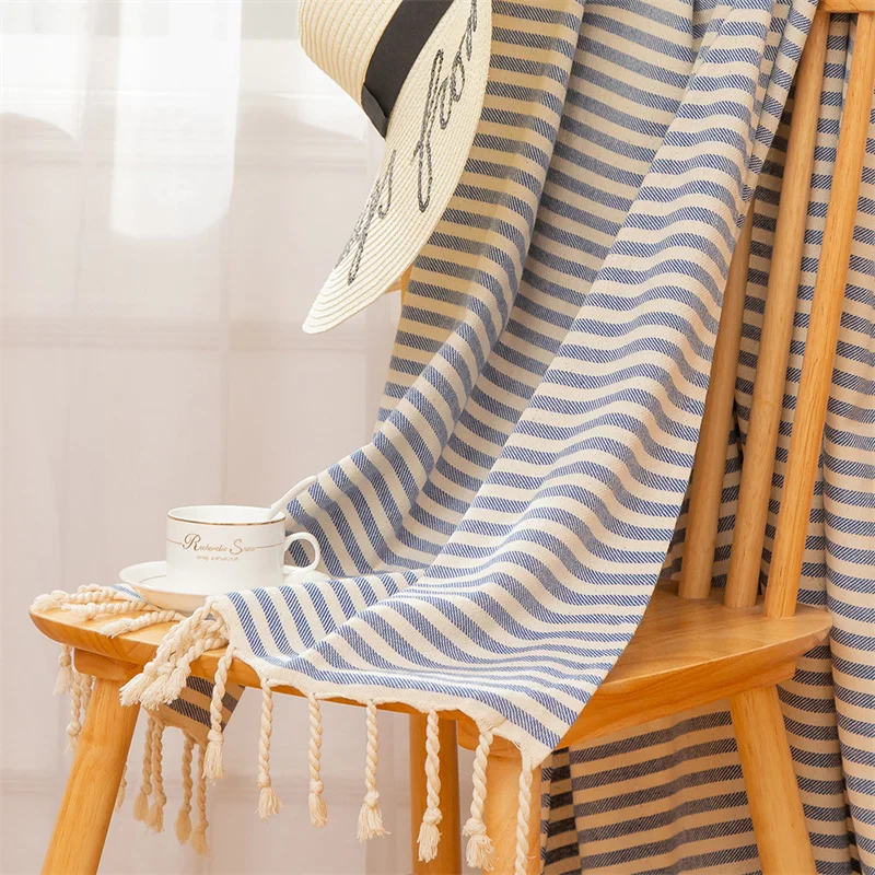 Premium Turkish Striped Oversized Beach Towels with Travel Bag - Quick Dry and Lightweight