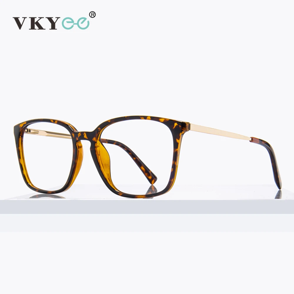 VICKY Classic Blue Light Blocking Reading Eyeglasses for Women Anti Blue Frame Luxury Rectangle Prescription Optical Eyewear Men