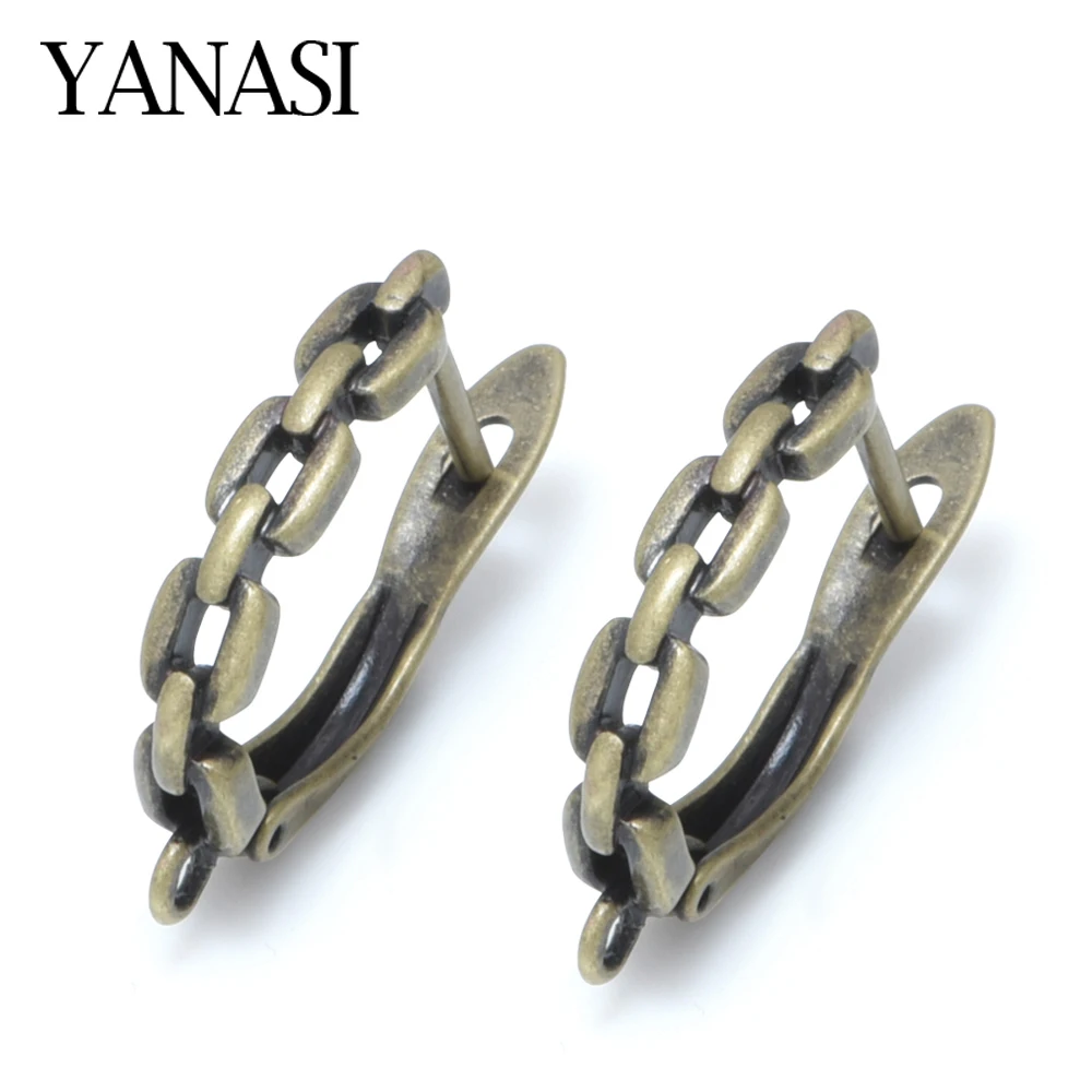 NEUE antike Bronze Kette Ohrring Haken Zubehör für DIY Frau Schmuck machen liefert