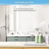 Rectangular Ceramic Tray Plate White Porcelain Rectangular Plate Mouthwash Cup Tray Bathroom Living Storage Tray 4