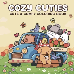 Charming & Relaxing Adult Coloring Book - The Perfect Gift - 1