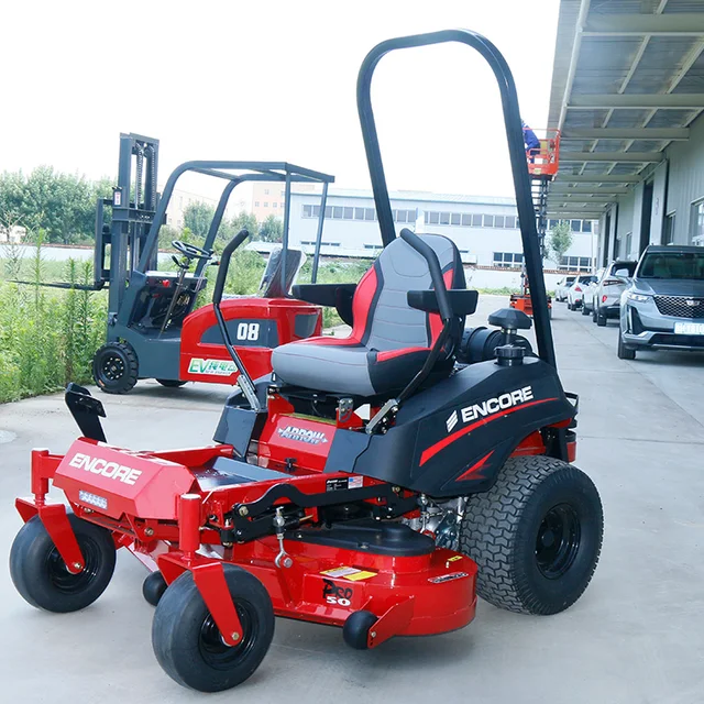 Hot Selling Riding Lawn Mower Tractor With For Grass Cutting 25HP 48 50 62 Inch Ride On Turn Lawn Mower 4