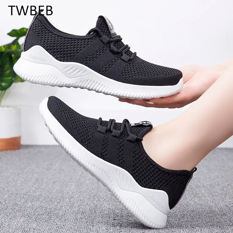 

Women's Casual Shoes Light Sneaker Outdoor Breathable Wearable Mesh Fashion Female Sports Popular Style Running Shoe