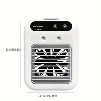 Refroidisseur d'air portable pour dortoir avec humidification, ventilateur électrique, climatiseur mobile de bureau pour petits appareils électroménagers 4