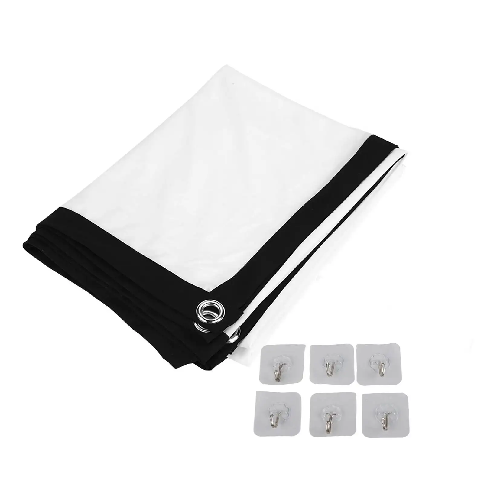 מסך פרוג'קטור 100 אינץ' 84-100 אינץ' 16:9 HD מסך פרוג'קטור 3D סרט נייד מסך פרוג'קטור HD