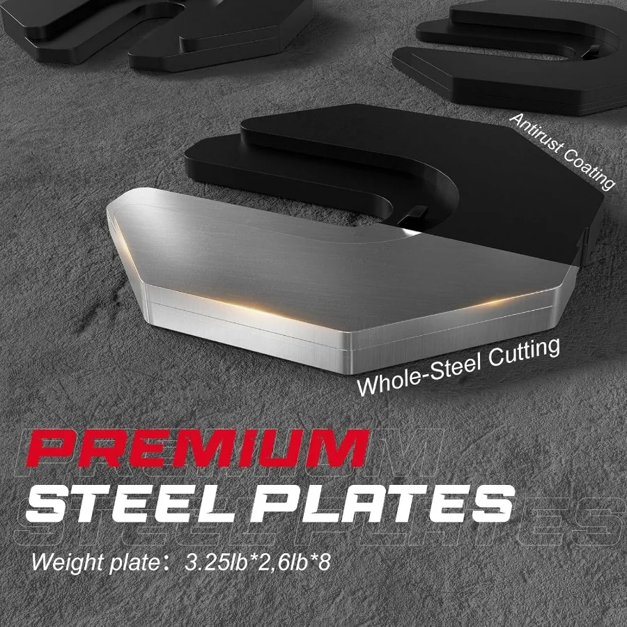 Adjustable Dumbbells Set-60lb, Anti-Slip Metal Fast Adjust Weight Handle, Exercise & Fitness for Full Body Workout - Adjustable