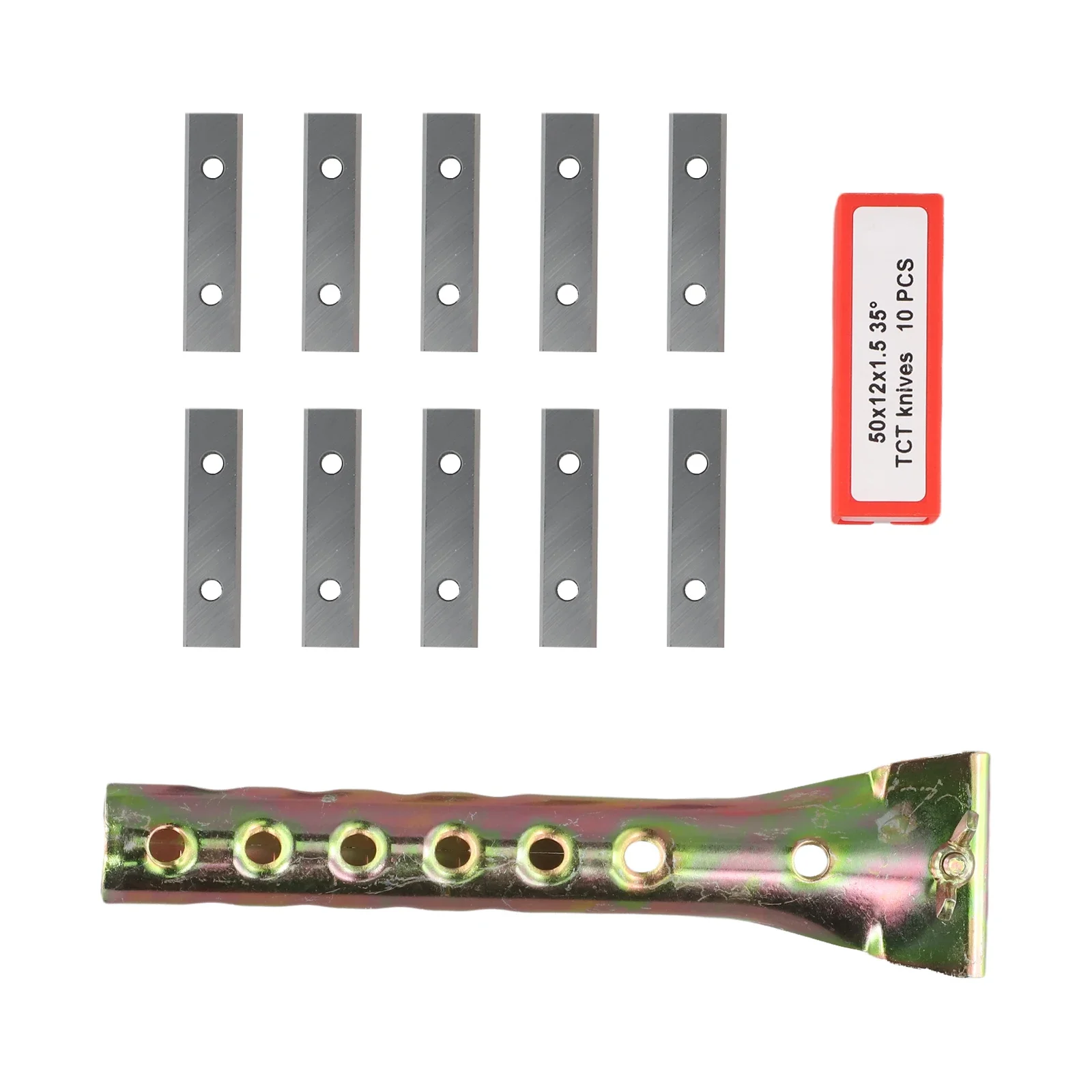 페인트 스크레이퍼 블레이드 사각형 카바이드 인서트 50*12*1.5mm 접착제 목재 바니시 목재 얼룩 녹 제거 청소 손 도구