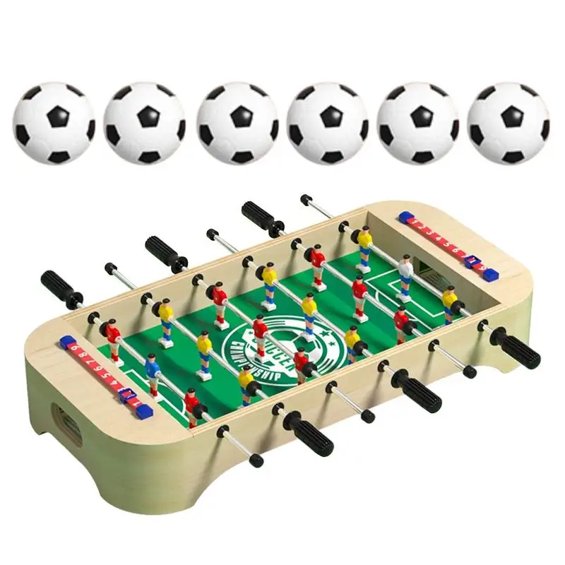 Soccer Table Game Foosball Table Wood Desktop Games Soccer Board Game Tabletop Foosball Party Games For Festivities Thanksgiving