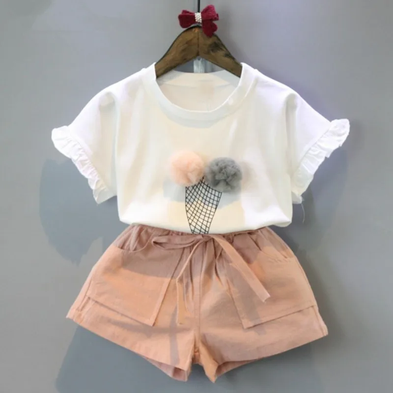 Conjuntos de ropa para niñas, chaleco de algodón de verano 2021, dos ...