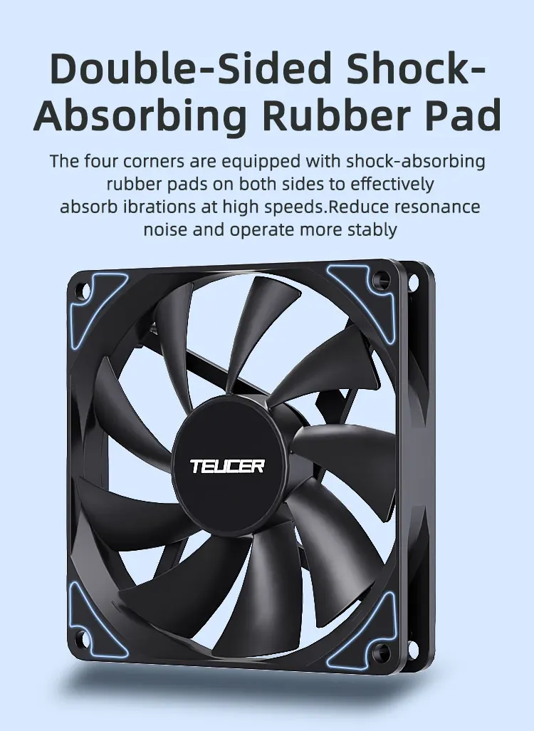UT-9015 92mm 12V 4Pin PWM 1000-2700RPM Ultra-thin Fan for ATX Cases and CPU Cool