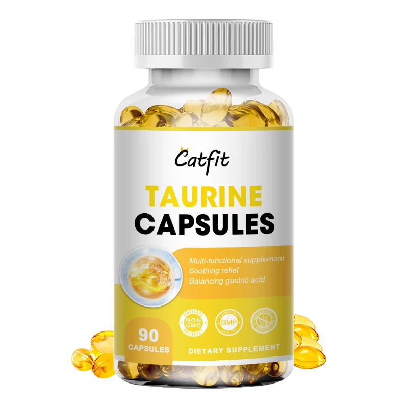 

Catfit Fish oil Taurine Capsule Reproductive and Nervous Development vitamin Supplements Resist fatigue For Adult male