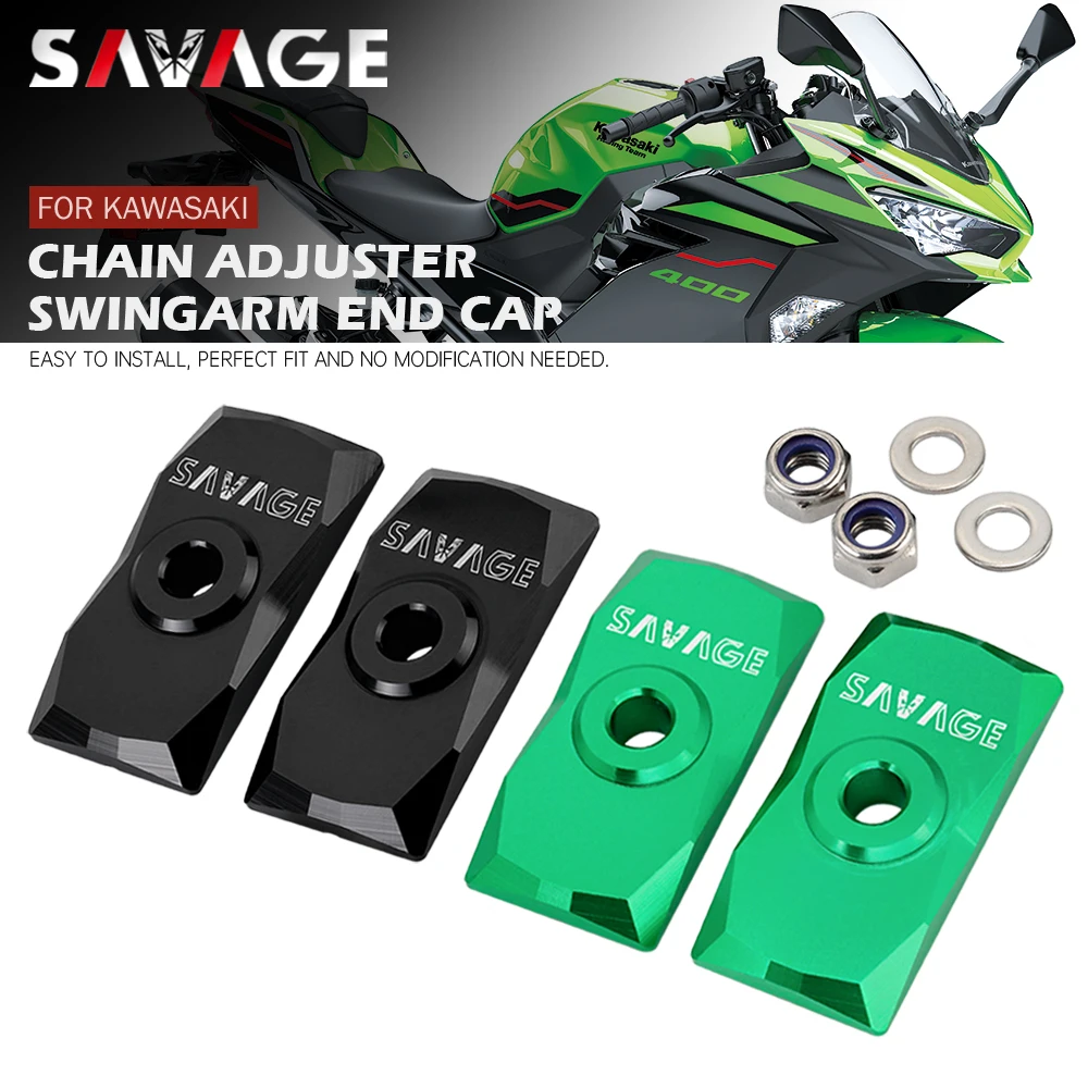 ChainAdjusterSwingarmEndCapForKAWASAKININJA400300250R250SL