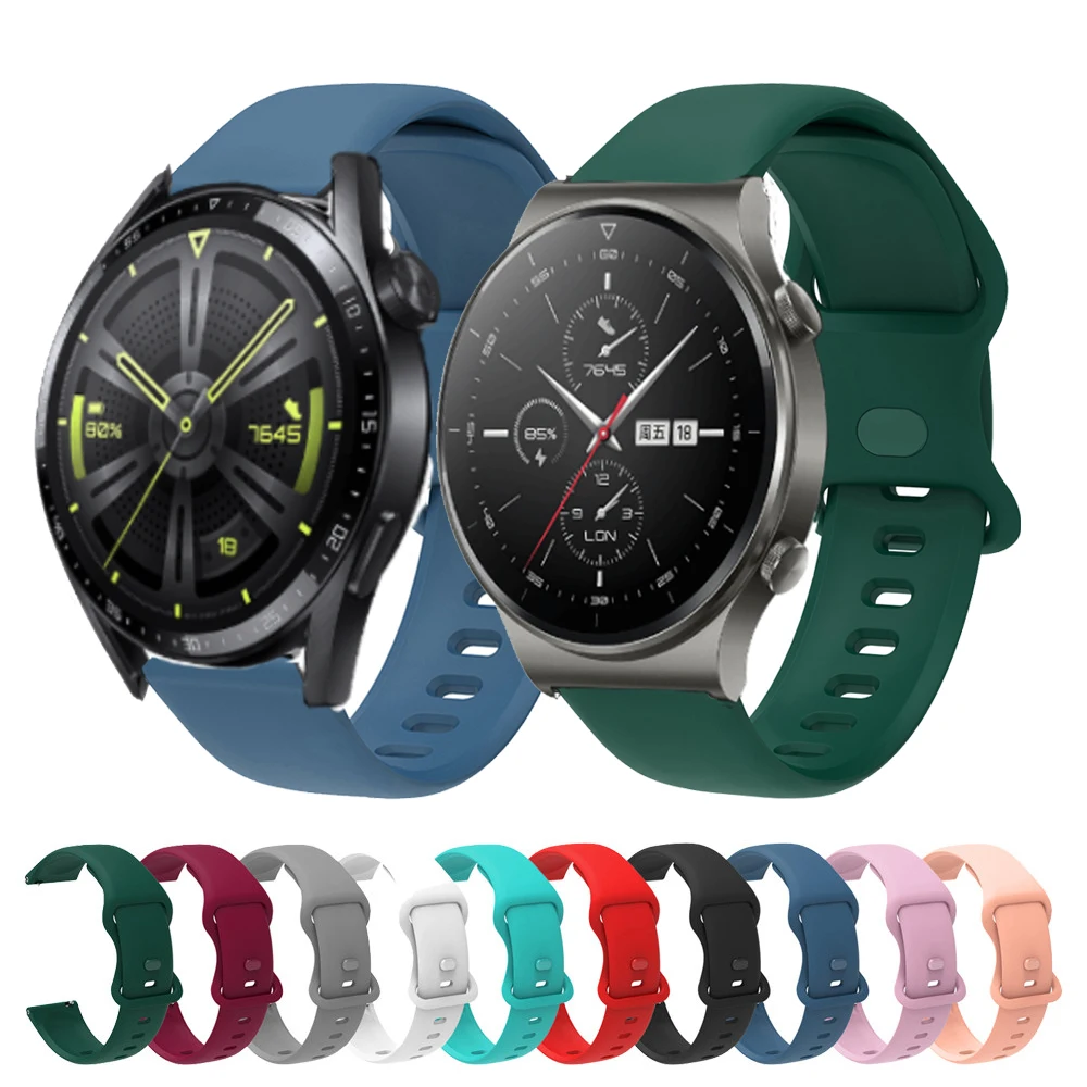 Per Huawei Watch Gt 3 42Mm 46Mm Cinturino Smartwatch Sport 22Mm Bracciale In Silicone Per Huawei Gt 2 Pro/Gt Runner/Gt 2/Gt 3 Pro Band