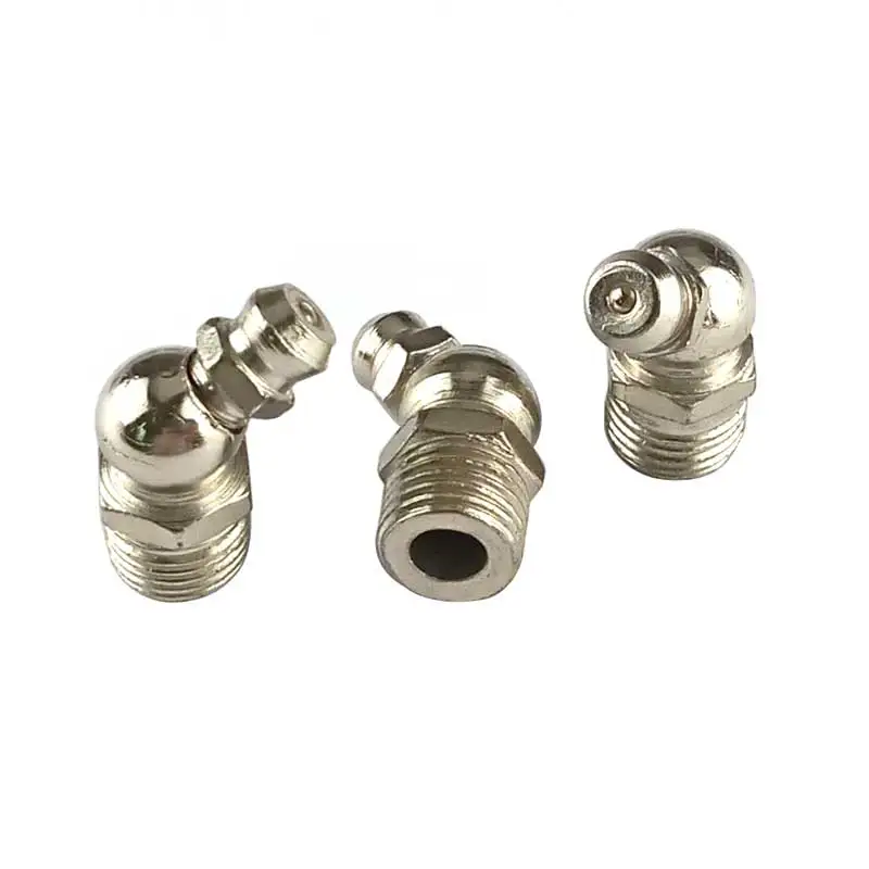 170pcs 90 Degree and Straight Type M6M8M10 Metric Size Hydraulic Zerk Grease Nipple Fitting Male thread Oil mouth Assortment Kit