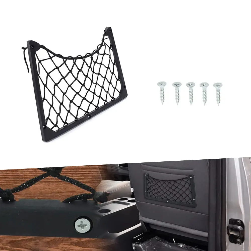 

1Pc Large Elastic Net Storage Organizer Cargo Mesh Net Toy Phone Holder Rack Car Seat Organizer Interior Decor Car Accessories