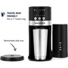 Cup Coffee Maker with Milk Frother, Single Serve Brewers for K Cup Pod or Ground Coffee, Latte Cappuccino Coffee Machine 6